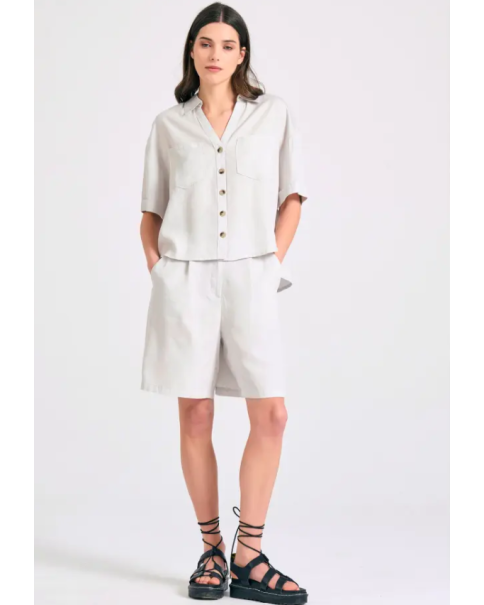 Γυναικεία Βερμούδα Funky Buddha FBL011-102-03 Γυναικεία Βερμούδα Funky Buddha FBL011-102-03