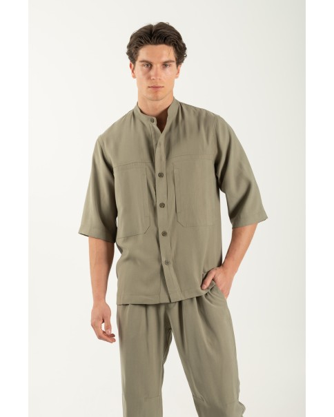 Ανδρικό Overshirt Vittorio 300-25-CAPRI ΠΟΥΚΑΜΙΣΑ ΚΟΝΤΟ ΜΑΝΙΚΙ Ανδρικό Overshirt Vittorio 300-25-CAPRI ΠΟΥΚΑΜΙΣΑ ΚΟΝΤΟ ΜΑΝΙΚΙ