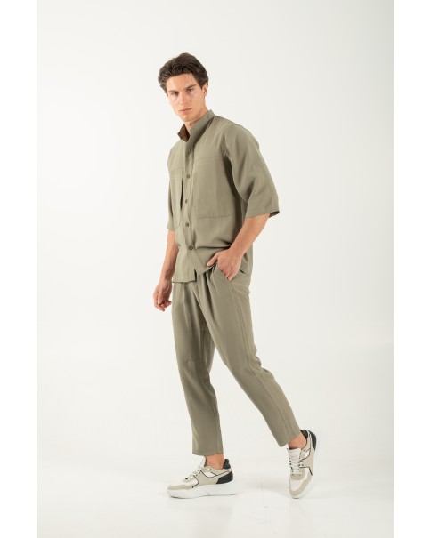 Ανδρικό Overshirt Vittorio 300-25-CAPRI ΠΟΥΚΑΜΙΣΑ ΚΟΝΤΟ ΜΑΝΙΚΙ Ανδρικό Overshirt Vittorio 300-25-CAPRI ΠΟΥΚΑΜΙΣΑ ΚΟΝΤΟ ΜΑΝΙΚΙ