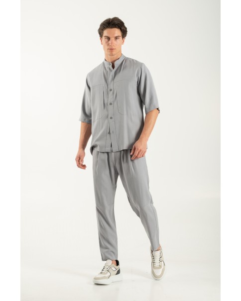 Ανδρικό Overshirt Vittorio 300-25-CAPRI ΠΟΥΚΑΜΙΣΑ ΚΟΝΤΟ ΜΑΝΙΚΙ Ανδρικό Overshirt Vittorio 300-25-CAPRI ΠΟΥΚΑΜΙΣΑ ΚΟΝΤΟ ΜΑΝΙΚΙ