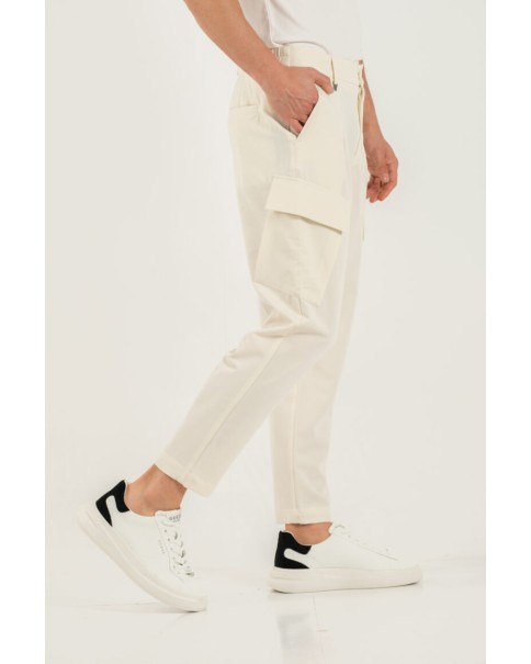 Ανδρικό Παντελόνι Cargo με λάστιχο στη μέση Vittorio 500-25-Bellagio