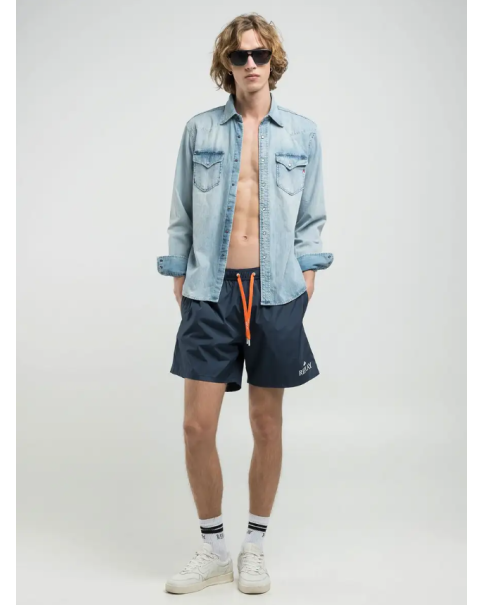 Ανδρικό Μαγιό Replay LM1144 82972R Blue Ανδρικό Μαγιό Replay LM1144 82972R Blue