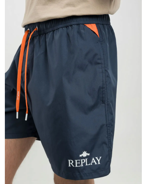 Ανδρικό Μαγιό Replay LM1144 82972R Blue Ανδρικό Μαγιό Replay LM1144 82972R Blue