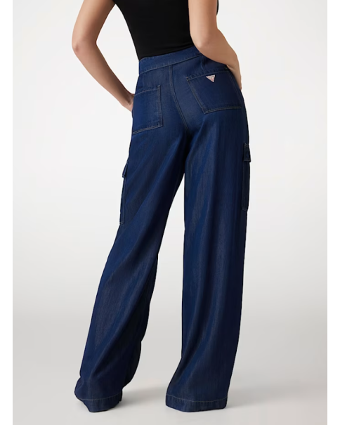 Jean Παντελόνι Guess Wide Relaxed Cargo W5GA1TD5N61 JEANS