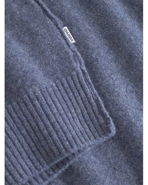 Ανδρικό Πουλόβερ Gabba Tokota Aico 11739 Vintage Indigo ΠΛΕΚΤΑ