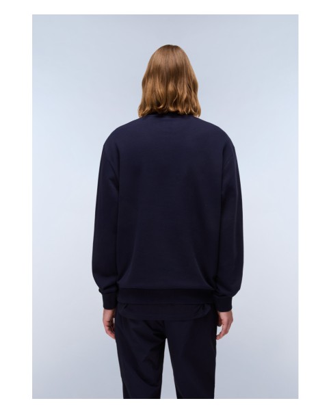 Ανδρικό Φούτερ Crewneck Napapijri B-SMALL BOX NP0A88TP1761 Blue Marine SWEATSHIRTS & HOODIES