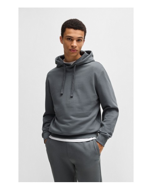 Ανδρικό Φούτερ με κουκούλα Hugo Dapo 50486478 032 Medium Grey SWEATSHIRTS & HOODIES