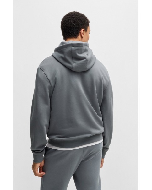 Ανδρικό Φούτερ με κουκούλα Hugo Dapo 50486478 032 Medium Grey SWEATSHIRTS & HOODIES