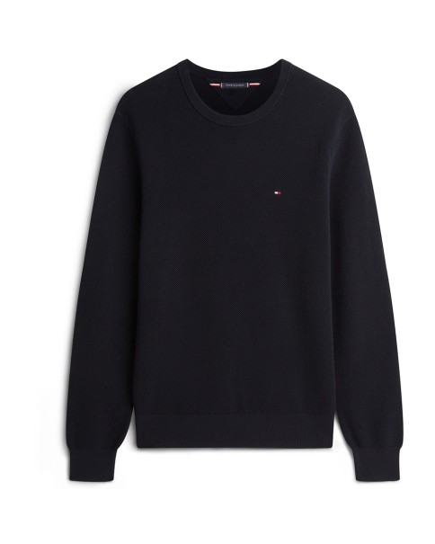 Ανδρικό Βαμβακερό Πλεκτό Tommy Hilfiger MW0MW36347 Black