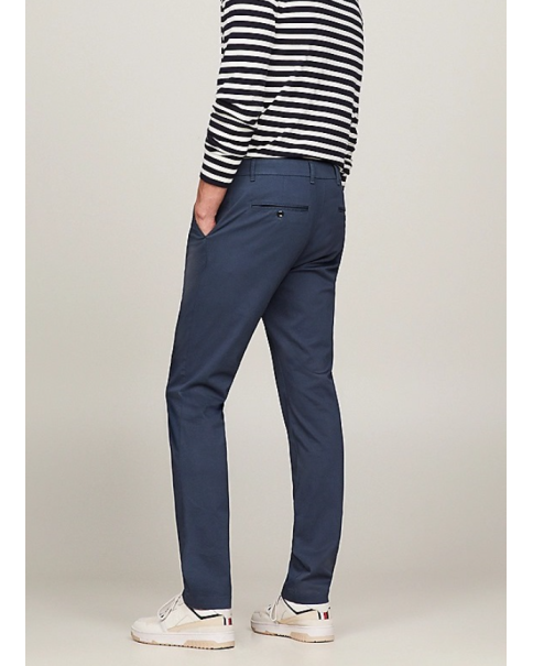 Ανδρικό Chino Παντελόνι Tommy Hilfiger Bleecker Printed MW0MW39701 Desert Sky ΠΑΝΤΕΛΟΝΙΑ ΥΦΑΣΜΑ