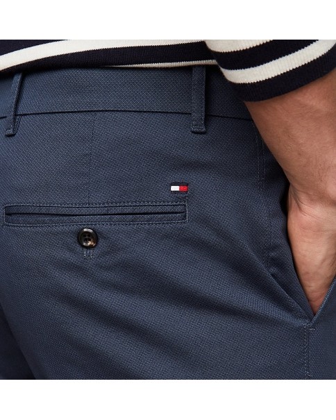 Ανδρικό Chino Παντελόνι Tommy Hilfiger Bleecker Printed MW0MW39701 Desert Sky ΠΑΝΤΕΛΟΝΙΑ ΥΦΑΣΜΑ