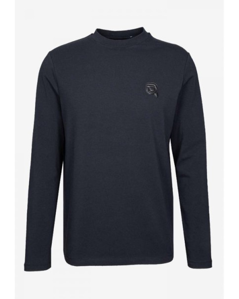 Ανδρική Μπλούζα Karl Lagerfeld 755052 554235 690 Blue Black Ανδρική Μπλούζα Karl Lagerfeld 755052 554235 690 Blue Black
