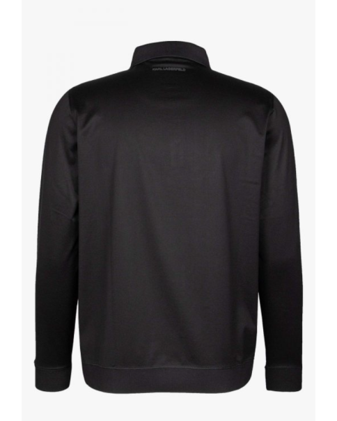 Ανδρική Μπλούζα με γιακά Karl Lagerfeld 745002 554200 990 ΜΠΛΟΥΖΕΣ POLO