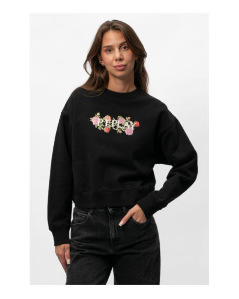 Γυναικείο Φούτερ Crewneck Replay W3461E 23942 098 Γυναικείο Φούτερ Crewneck Replay W3461E 23942 098