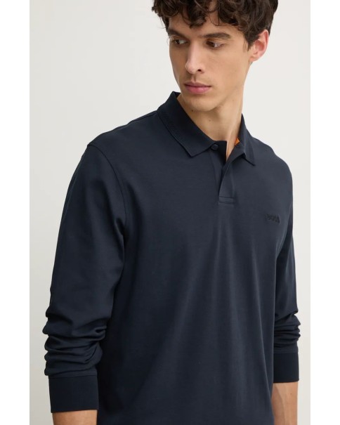 Ανδρική Μπλούζα Polo BOSS Pe Interlock 50527525 404 ΜΠΛΟΥΖΕΣ POLO