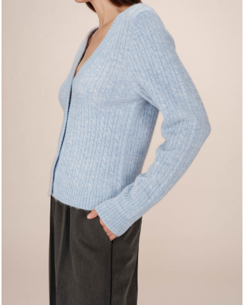 Γυναικεία Πλεκτή Ζακέτα Grace & Mila Samso Bleuet ΦΟΥΤΕΡ & ΖΑΚΕΤΕΣ Γυναικεία Πλεκτή Ζακέτα Grace & Mila Samso Bleuet ΦΟΥΤΕΡ & ΖΑΚΕΤΕΣ