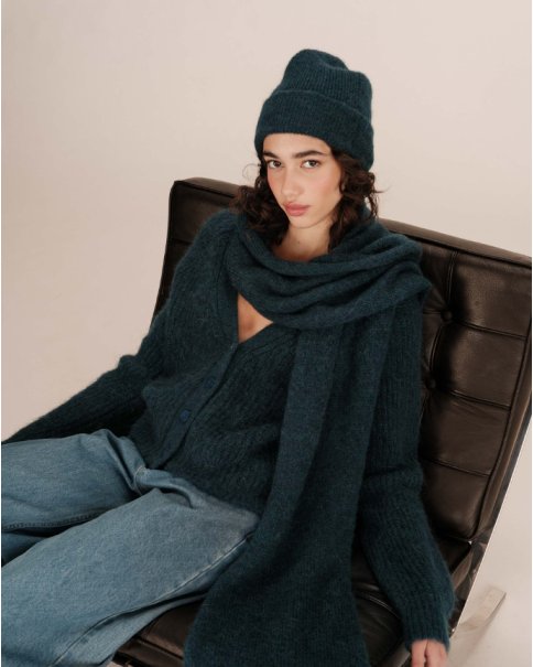 Γυναικεία Πλεκτή Ζακέτα Grace & Mila Saluda Emerald ΦΟΥΤΕΡ & ΖΑΚΕΤΕΣ