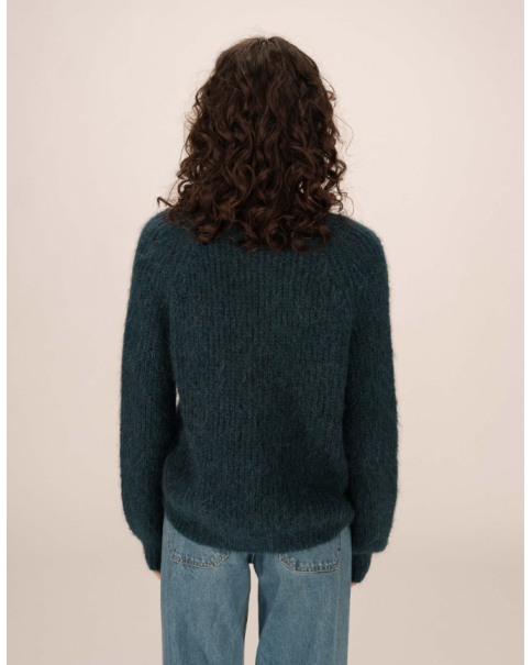 Γυναικεία Πλεκτή Ζακέτα Grace & Mila Saluda Emerald ΦΟΥΤΕΡ & ΖΑΚΕΤΕΣ