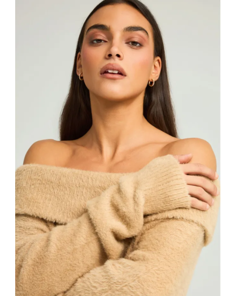 Γυναικείo Πλεκτό Funky Buddha FBL012-120-09 ΠΛΕΚΤΑ