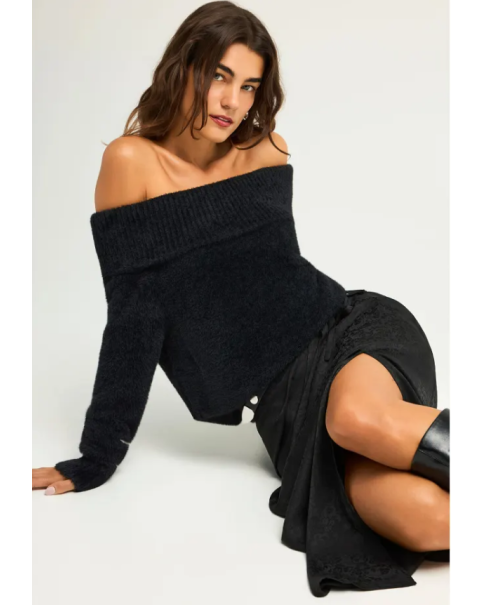 Γυναικείo Πλεκτό Funky Buddha FBL012-120-09 ΠΛΕΚΤΑ