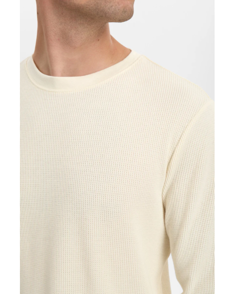 Ανδρική Μπλούζα Anerkjendt Akkikki Waffle 901755 T-SHIRTS LONG SLEEVE