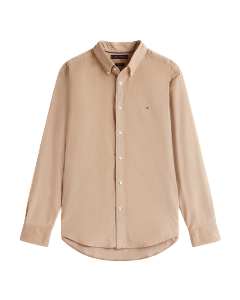 Ανδρικό Πουκάμισο Κοτλέ Tommy Hilfiger MW0MW40486 AFE Taupe