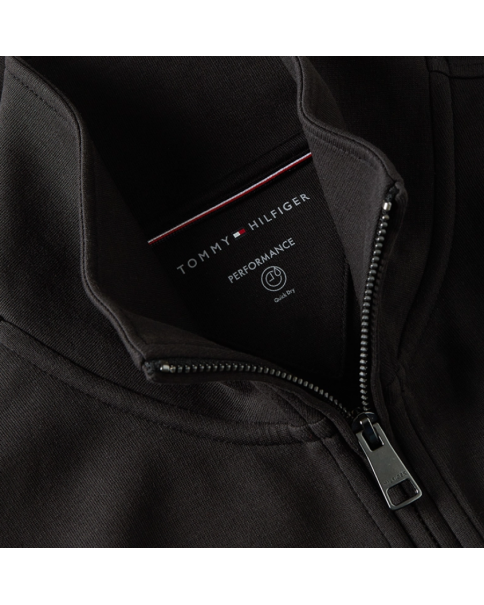 Ανδρικό Φούτερ με φερμουάρ Tommy Hilfiger MW0MW36510 Black SWEATSHIRTS & HOODIES