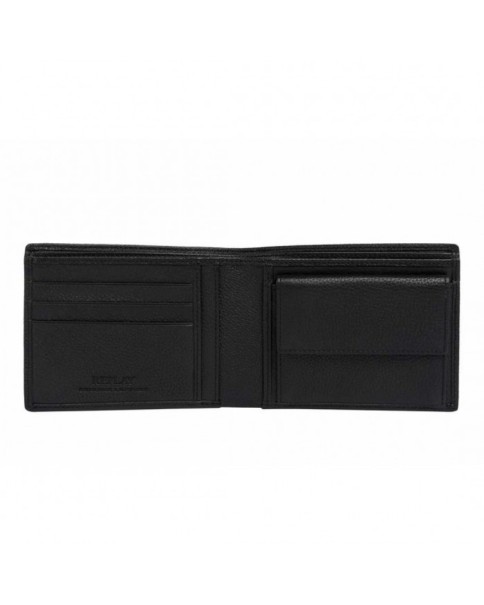 Ανδρικό Μαύρο Πορτοφόλι Replay FM5352 ΤΣΑΝΤΕΣ & ΠΟΡΤΟΦΟΛΙΑ