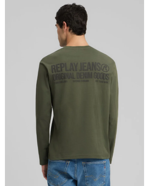 Μπλούζα Μακρυμάνικη Ανδρική Replay M3300 849 Μπλούζα Μακρυμάνικη Ανδρική Replay M3300 849