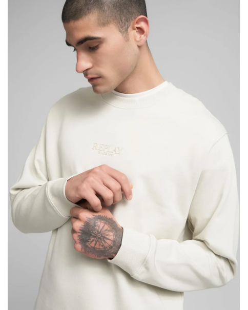 Ανδρικό Φούτερ Crewneck Replay M3187 23802 985 Ανδρικό Φούτερ Crewneck Replay M3187 23802 985