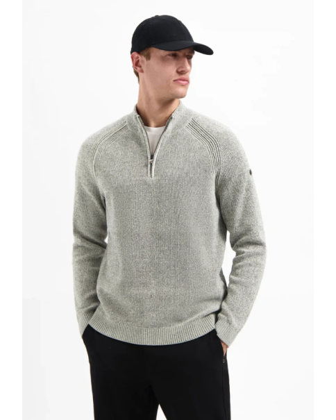 Ανδρική σενίλ Μπλούζα με zip No Excess 29210967sn kit Ανδρική σενίλ Μπλούζα με zip No Excess 29210967sn kit