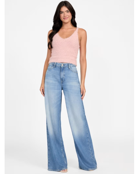 Γυναικεία Χνουδωτό πλεκτό αμάνικο τοπ Guess W5BR20Z3OX2 ΜΠΛΟΥΖΕΣ - ΤΟΠ Γυναικεία Χνουδωτό πλεκτό αμάνικο τοπ Guess W5BR20Z3OX2 ΜΠΛΟΥΖΕΣ - ΤΟΠ