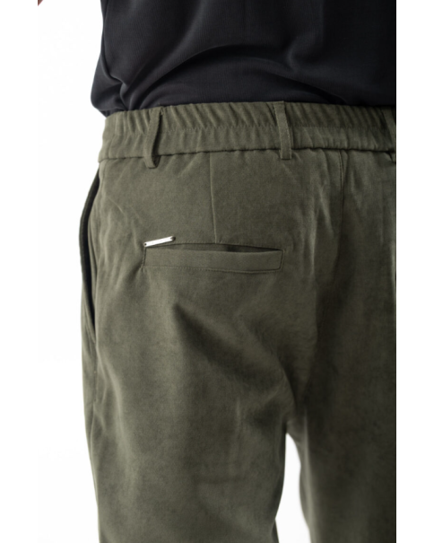 Ανδρικό Παντελόνι Vittorio 500-2526-AREZZIO OLIVE-STONE ΠΑΝΤΕΛΟΝΙΑ ΥΦΑΣΜΑ