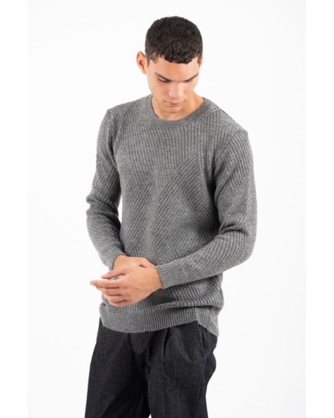 Ανδρικό Πλεκτό Vittorio 700-2526-010 Grey Ανδρικό Πλεκτό Vittorio 700-2526-010 Grey