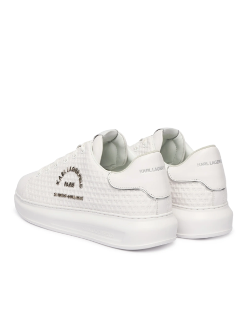 Ανδρικά Λευκά Παπούτσια Karl Lagerfeld KL52536K Kapri KL Microgram CASUAL-SNEAKERS