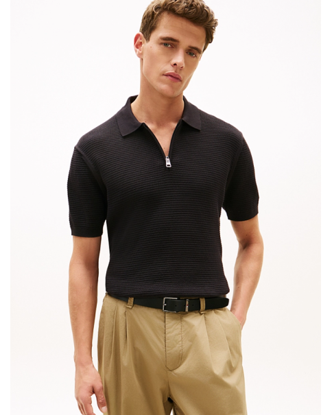 Ανδρική Μπλούζα Πλεκτή με γιακά Tommy Hilfiger MW0MW42798 ΜΠΛΟΥΖΕΣ POLO