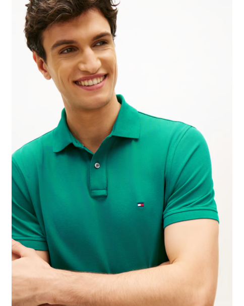 Ανδρική Μπλούζα Πόλο Tommy Hilfiger 1985 MW0MW17770 Deap Ocean POLO T-SHIRTS