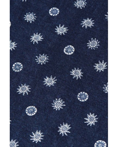 Ανδρικό Λινό Πουκάμισο Print SCOTCH & SODA 183055 401 