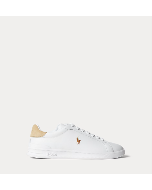 Ανδρικά Παπούτσια Polo Ralph Lauren HRT CT 809940762001 White/Bone CASUAL-SNEAKERS