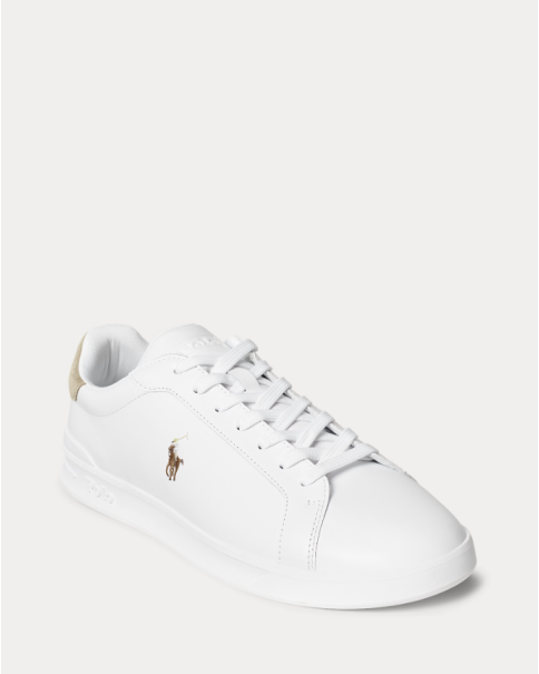 Ανδρικά Παπούτσια Polo Ralph Lauren HRT CT 809940762001 White/Bone CASUAL-SNEAKERS