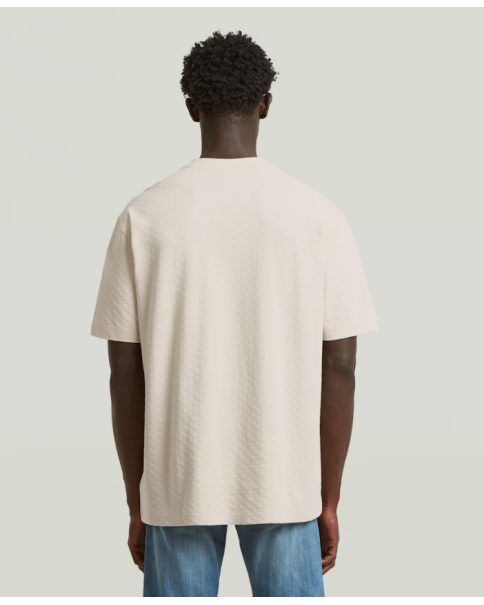 Άνδρικό Heavy Cotton T-shirt G-STAR Structured Jacquard D28588-D965 T-SHIRTS