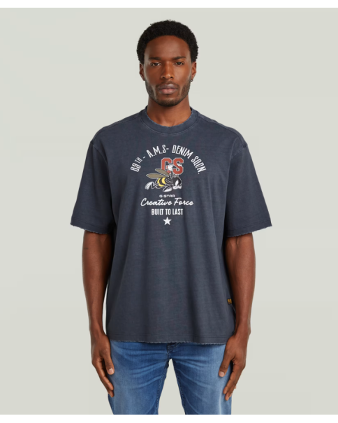 Άνδρικό T-shirt G-STAR Angry Bee D29297-E401 T-SHIRTS