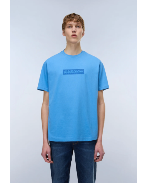 Ανδρικό T-shirt Napapijri BOX LOGO NP0A4IFLB9A1 T-SHIRTS