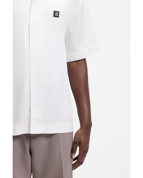 Ανδρικό Πουκάμισο Oversized Hugo Espino 50560593 102 ΠΟΥΚΑΜΙΣΑ ΚΟΝΤΟ ΜΑΝΙΚΙ