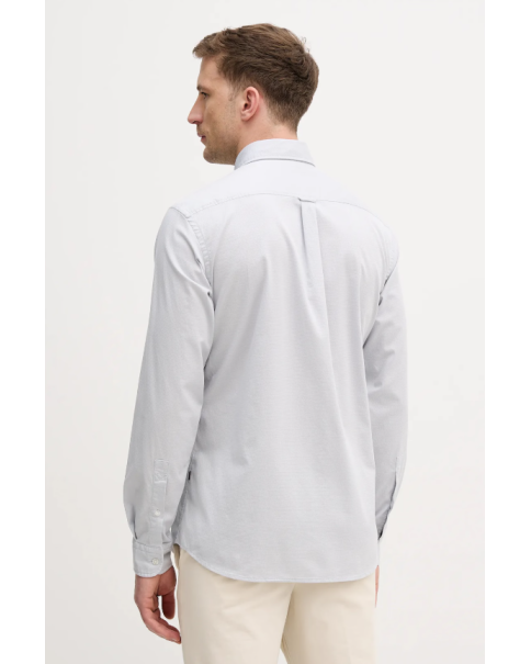 Ανδρικό Πουκάμισο BOSS Rickert_M 50553001 053 Pastel Grey ΠΟΥΚΑΜΙΣΑ ΜΑΚΡΥ ΜΑΝΙΚΙ