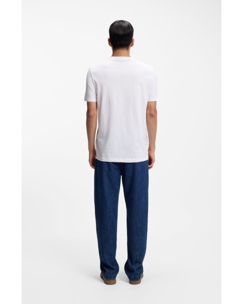 Ανδρικό T-shirt BOSS Te_ Cover 50556024 100 T-SHIRTS