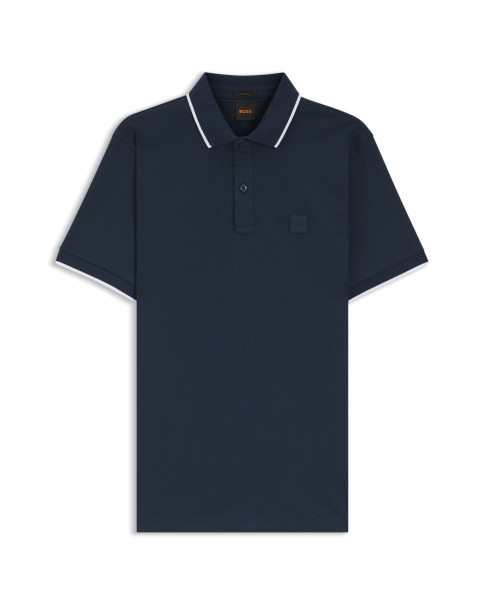 Ανδρική Μπλούζα με γιακά BOSS Passertip 50507699 464 ΜΠΛΟΥΖΕΣ POLO