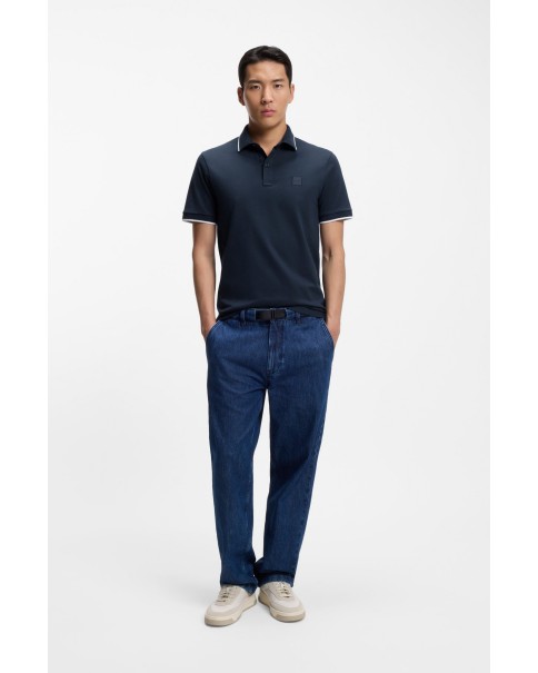 Ανδρική Μπλούζα με γιακά BOSS Passertip 50507699 464 ΜΠΛΟΥΖΕΣ POLO