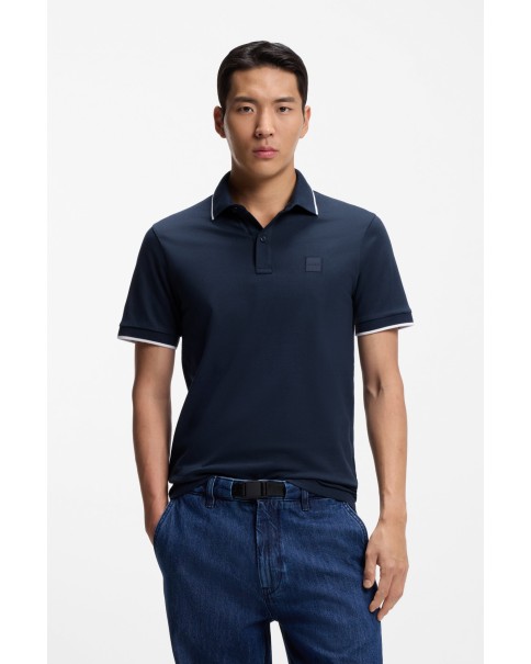 Ανδρική Μπλούζα με γιακά BOSS Passertip 50507699 464 ΜΠΛΟΥΖΕΣ POLO