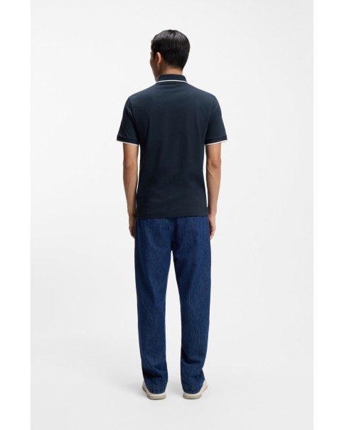 Ανδρική Μπλούζα με γιακά BOSS Passertip 50507699 464 ΜΠΛΟΥΖΕΣ POLO